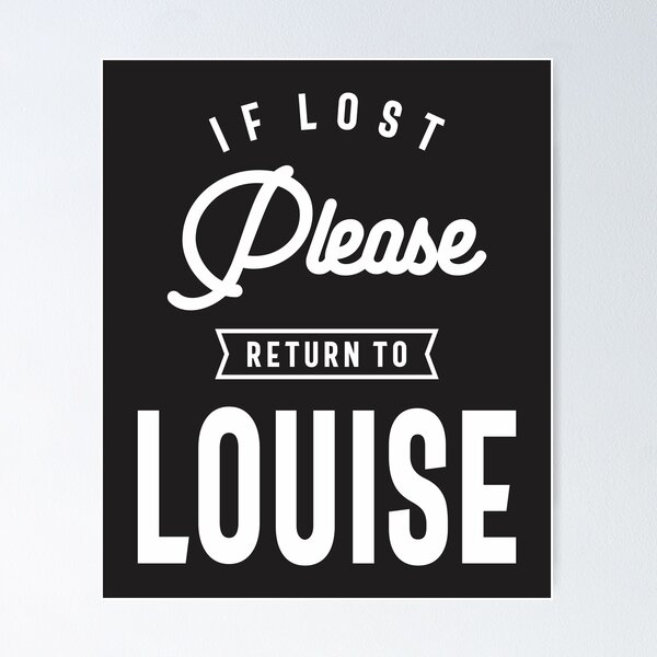 louise name tag