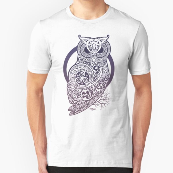 CELTIC OWL Slim Fit T-Shirt