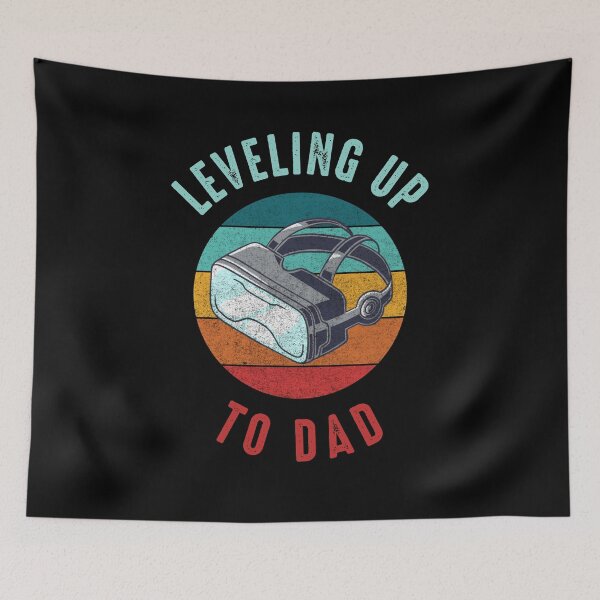 Item preview, Leveling Up To Dad VR Lover Virtual Reality Headset designed and sold by DadJokeDescript.