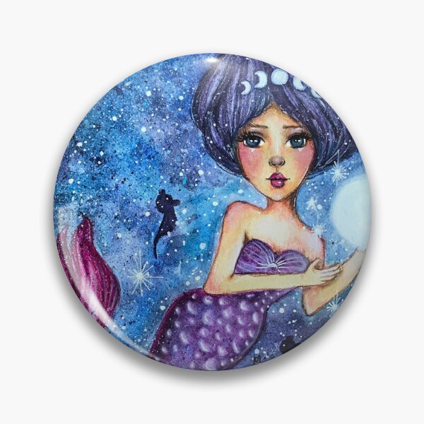 Aperçu de l'œuvre Galaxie Sirène - Pleine Lune créée et vendue par RuffledAndPunk.