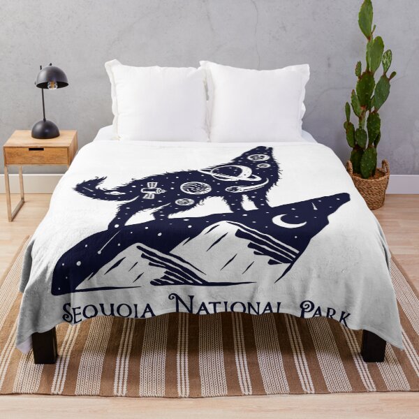 Item preview, Sequoia National Park Space Wolf designed and sold by JordanHolmes.