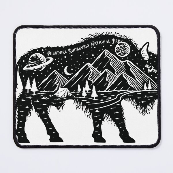 Item preview, Theodore Roosevelt National Park Starry Sky Bison designed and sold by JordanHolmes.