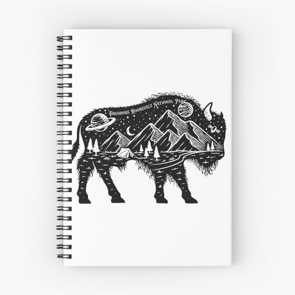 Item preview, Theodore Roosevelt National Park Starry Sky Bison designed and sold by JordanHolmes.