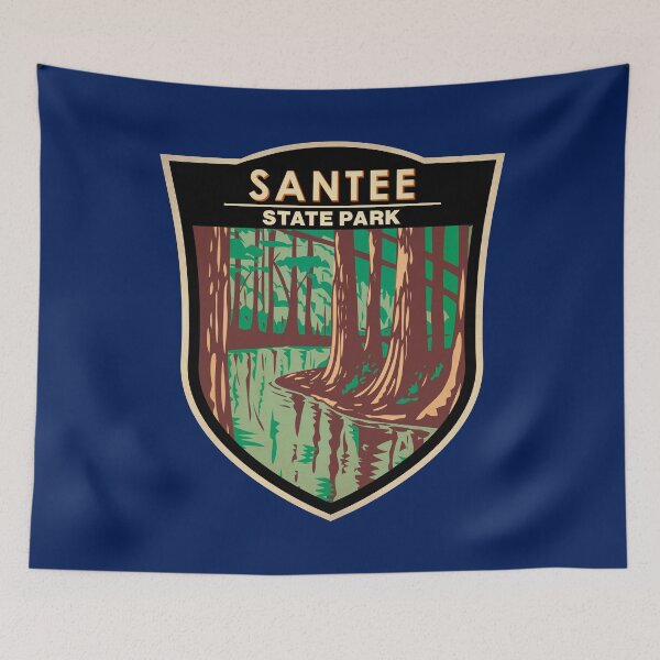 Item preview, Santee State Park South Carolina Vintage Badge designed and sold by KrisSidDesigns.