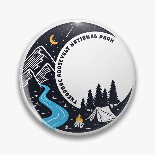 Item preview, Theodore Roosevelt National Park Moon Camp designed and sold by JordanHolmes.