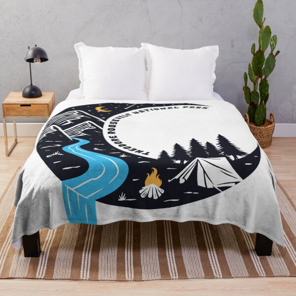 Item preview, Theodore Roosevelt National Park Moon Camp designed and sold by JordanHolmes.