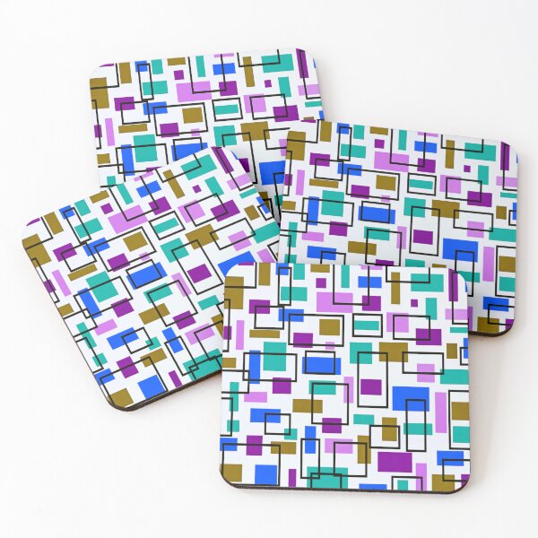 Item preview, Retro Inspired Rectangles designed and sold by TotallyRetroArt.