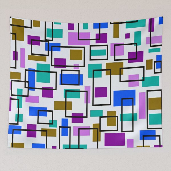 Item preview, Retro Inspired Rectangles designed and sold by TotallyRetroArt.
