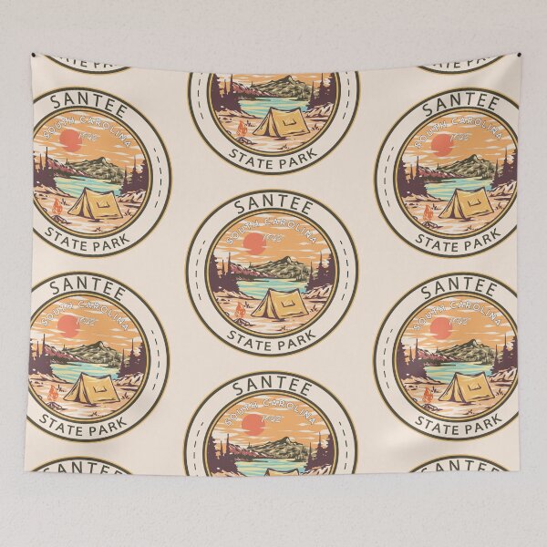 Item preview, Santee State Park South Carolina Vintage Emblem designed and sold by KrisSidDesigns.
