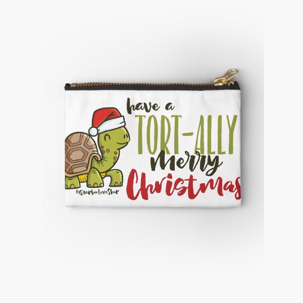 Item preview, Have a TORT-ally Merry Christmas, Tortoise Humor © GraphicLoveShop designed and sold by Graphic Love Shop.