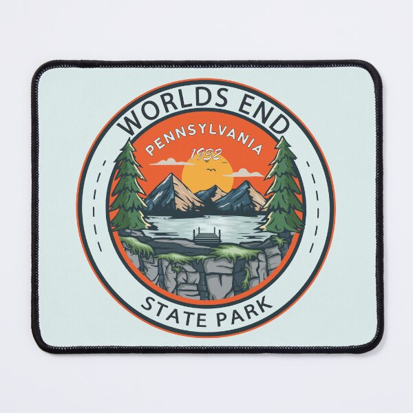 Item preview, Worlds End State Park Pennsylvania Badge designed and sold by KrisSidDesigns.