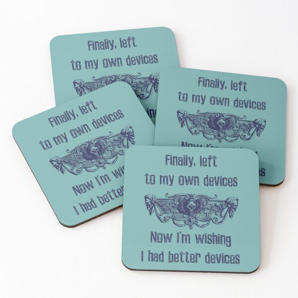 Item preview, Finally, left to my own devices (blue) designed and sold by SolidEarthArt.