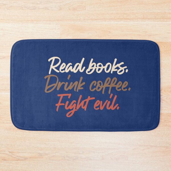 Item preview, Funny Read Books Drink Coffee Fight Evil Book Worm Reading Gift designed and sold by alenaz.