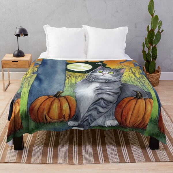 Item preview, Halloween cat designed and sold by ZvezdanArt.