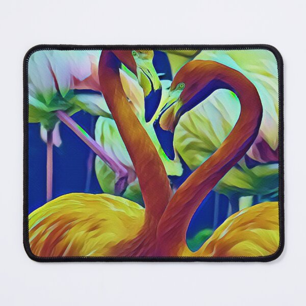 Item preview, Flamingos heart designed and sold by MagiLand ⭐⭐⭐⭐⭐.