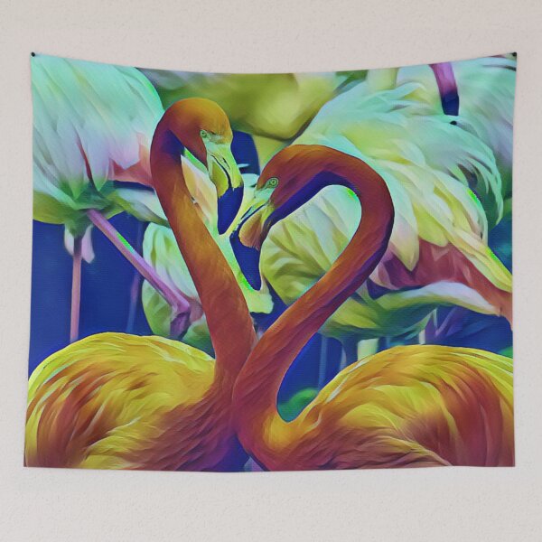 Artikelvorschau, Flamingos Herz entworfen und verkauft von MagiLand ⭐⭐⭐⭐⭐.