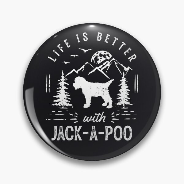 Item preview, Life is Better with Jack-A-Poo Dog designed and sold by rafaeltto.