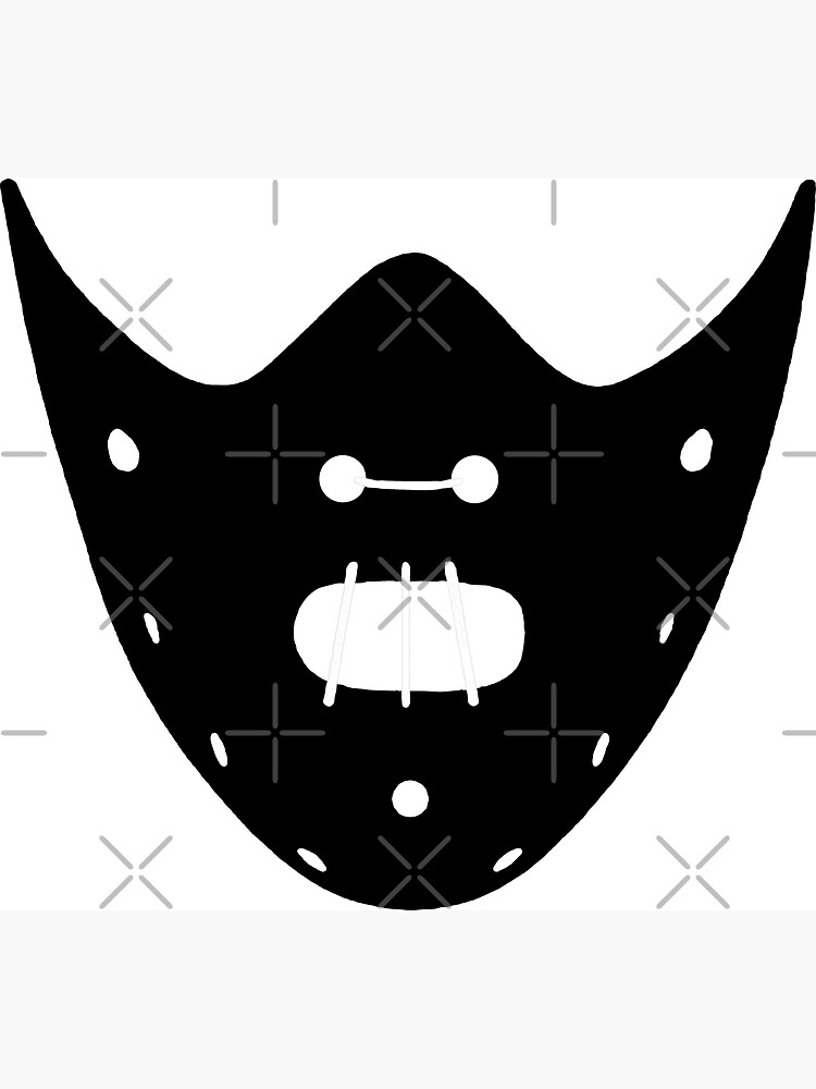 Hannibal Lecter Mask Vector/raster SVG PNG, 47% OFF