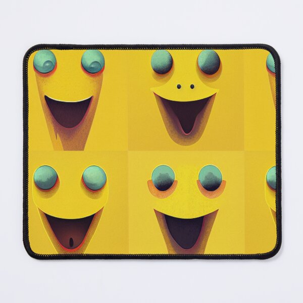 Item preview, Smiley face, Yellow "wow" character in cartoon style designed and sold by zoro92.