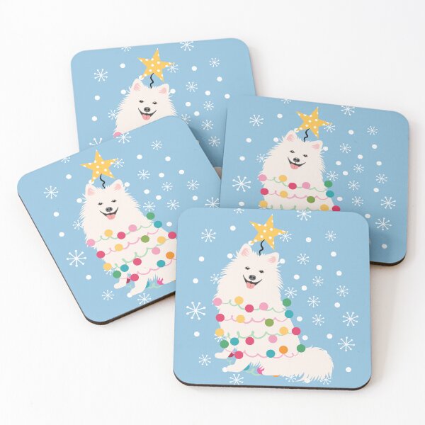 Item preview, American Eskimo Christmas Tree designed and sold by Lulupainting.