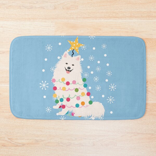Item preview, American Eskimo Christmas Tree designed and sold by Lulupainting.