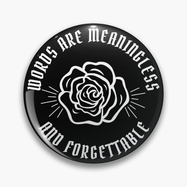 Item preview, Words Are Meaningless And Forgettable  designed and sold by yoshra.