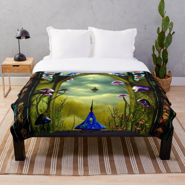 Item preview, Stained glass flowers and mysterious mushrooms designed and sold by GorinART.