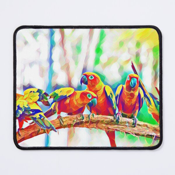Item preview, Parrots on the branch designed and sold by MagiLand ⭐⭐⭐⭐⭐.