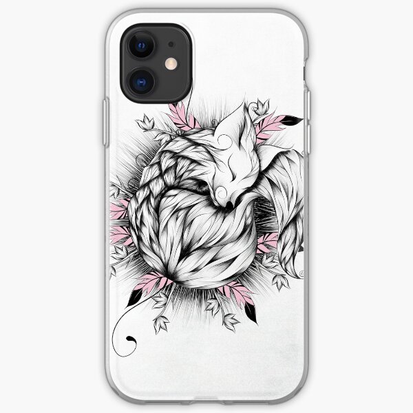 Little Fox Pink Version iPhone Soft Case