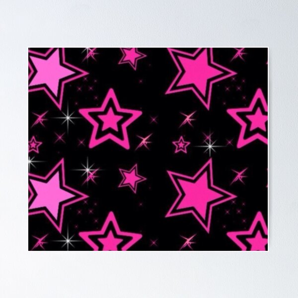 Pink Neon Stars  Wallpaper pink and white, Y2k wallpaper, Pink wallpaper