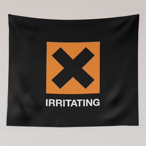 Item preview, Irritating Symbol (On Black) designed and sold by STUDIO-72.