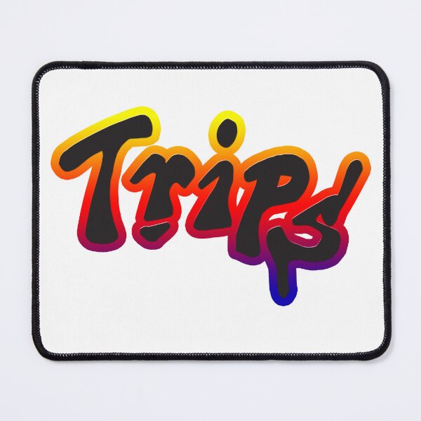 Item preview, TRIPS POKER graphic spellout psychedelic shirt designed and sold by The Art of dr.Ew.