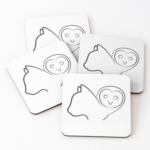 Item preview, A Cat And An Owl designed and sold by OneDayCollected.