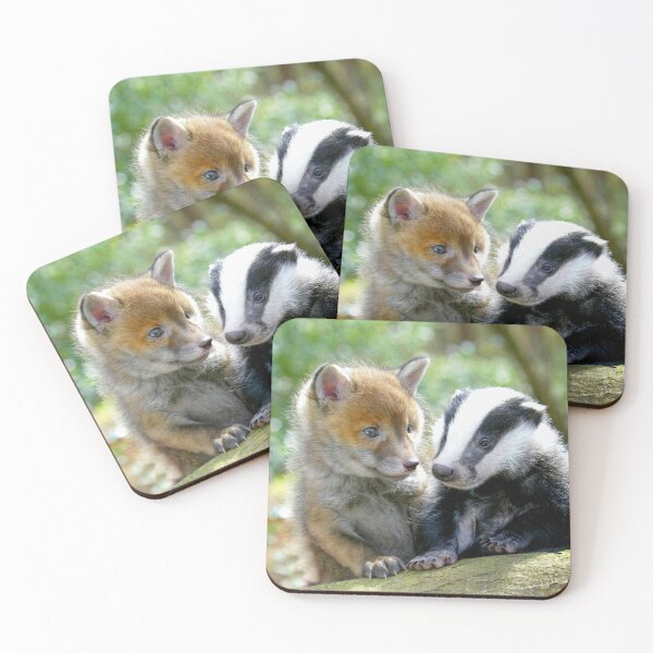 Item preview, Fox Cub and Badger Cub Make Great Friends designed and sold by Picturestation.