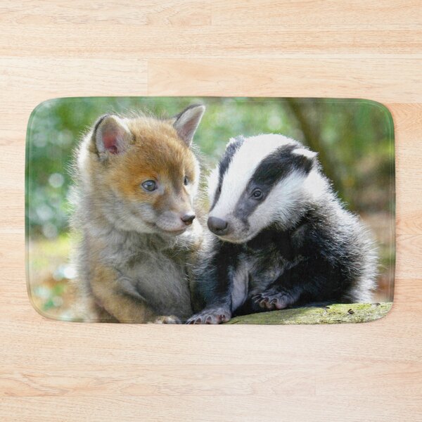 Item preview, Fox Cub and Badger Cub Make Great Friends designed and sold by Picturestation.