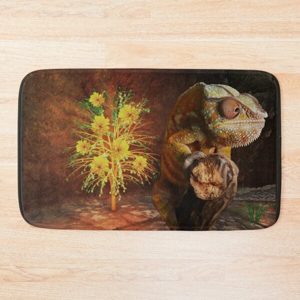 Item preview, Big eyes iguana in a cave | Abstract Wild Life designed and sold by LenaKiagia.