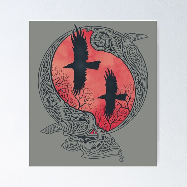Aperçu de l'œuvre HUGIN & MUNIN créée et vendue par RAIDHO.