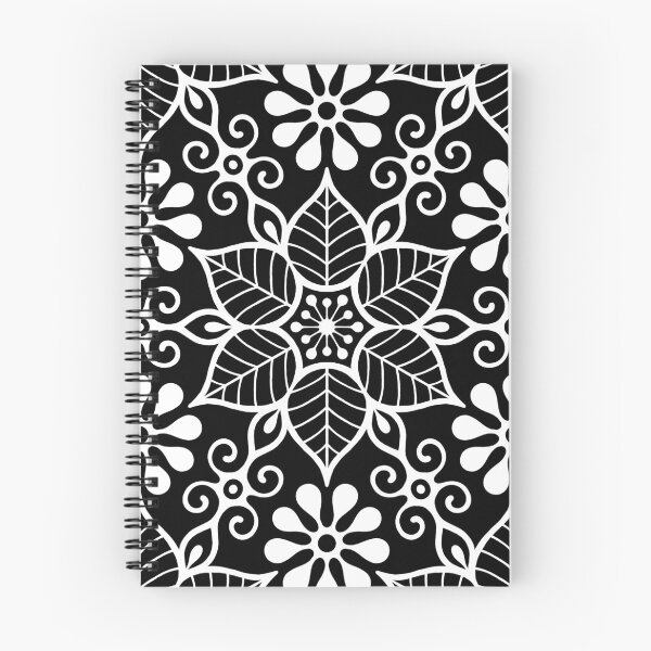 Artikelvorschau, Geometrische Blumen B&W entworfen und verkauft von WVortex.