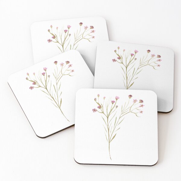 Item preview, Watercolor flower branch illustration single object designed and sold by Yana Mustafina | Boho Soulful Designs.