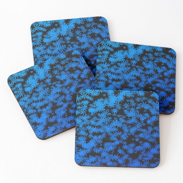Item preview, Dark Blue Snowing Snowflakes designed and sold by awsomepatterns.