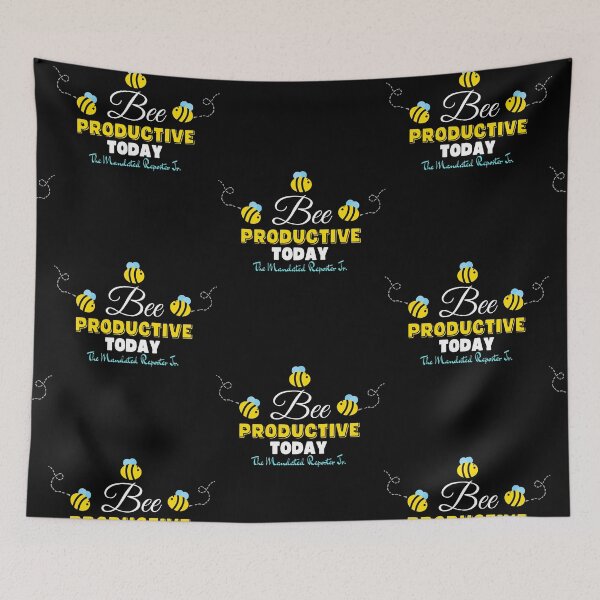 Item preview, Bee Productive Today - Black designed and sold by TheReporter1.