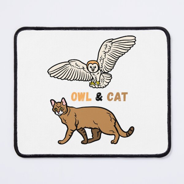 Item preview, A Cat And An Owl designed and sold by OneDayCollected.