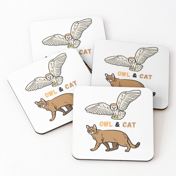 Item preview, A Cat And An Owl designed and sold by OneDayCollected.