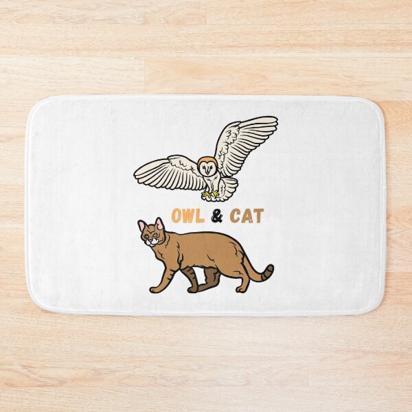 Item preview, A Cat And An Owl designed and sold by OneDayCollected.
