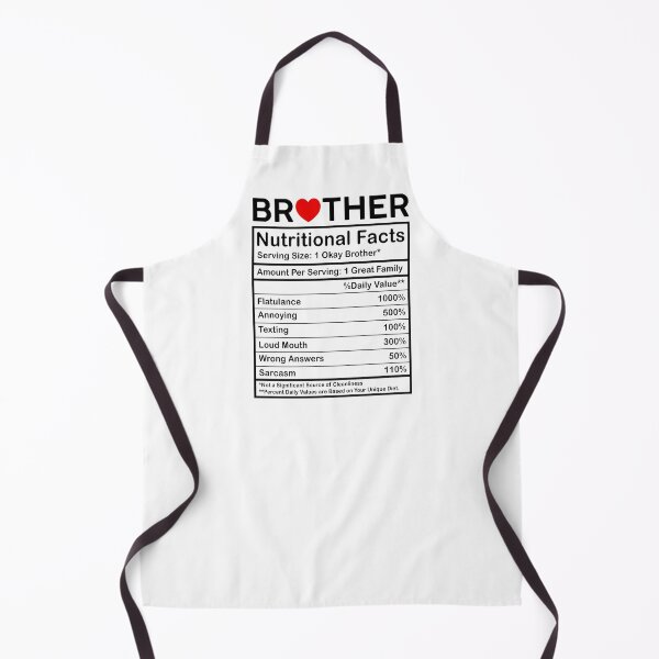 Item preview, Brother Nutritional Facts designed and sold by SunsetGloww.