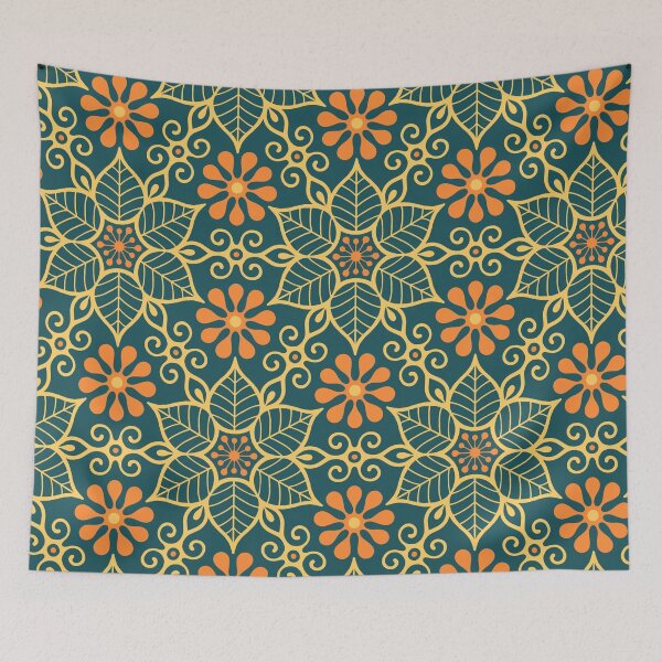 Item preview, Flores Geométricas VINTAGE VERDE designed and sold by WVortex.