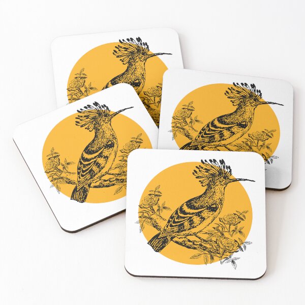 Item preview, Bird Illustration with Yellow Sun  designed and sold by AbrahamicDesign.