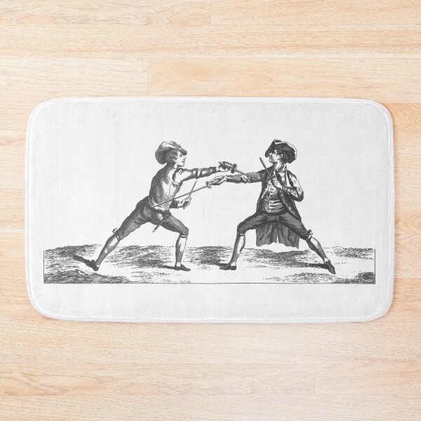 Item preview, Fencing, old engraving designed and sold by 3-Petits-Lapins.