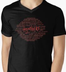 Heather! T-Shirt mit V-Ausschnitt