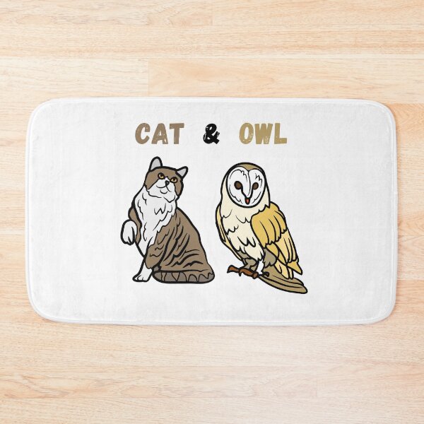 Item preview, A Cat And An Owl designed and sold by OneDayCollected.